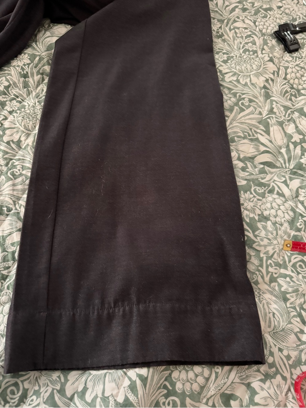 Frances Valentine Black Wide-Leg High Waist Trousers Sz 4 - Picture 9 of 11